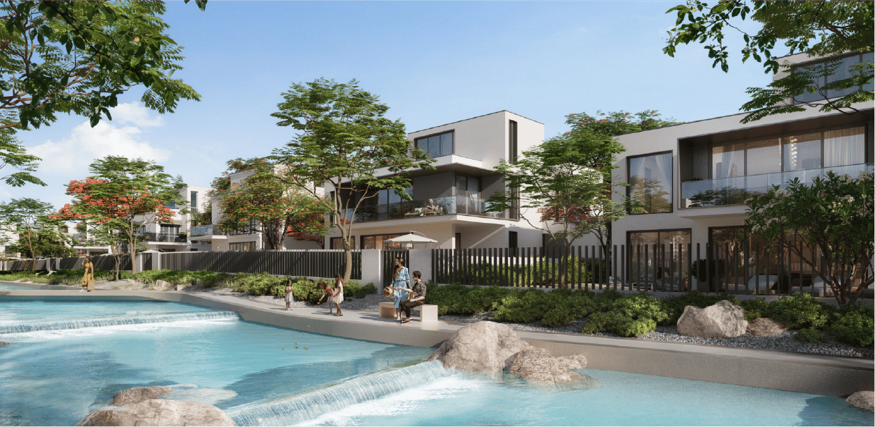 Dubai properties aerial view