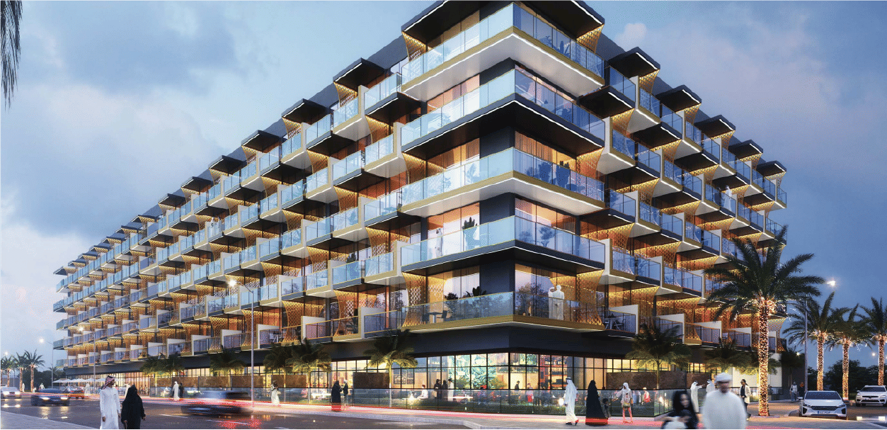 Dubai properties aerial view