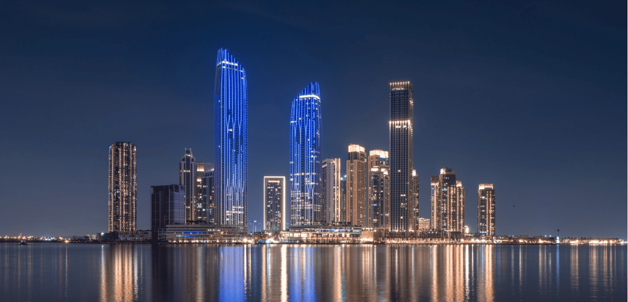 Dubai properties aerial view