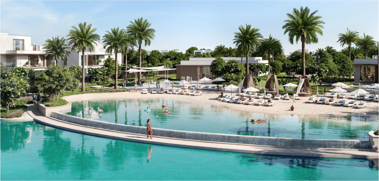 Dubai properties aerial view