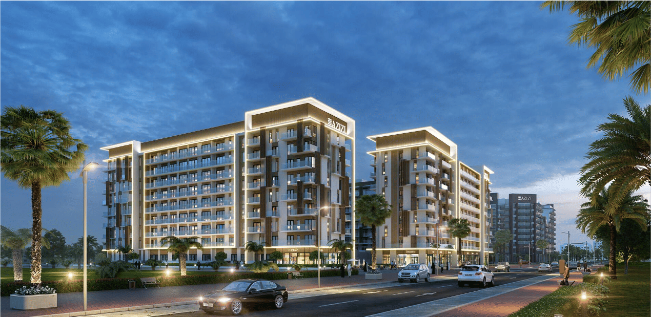 Dubai properties aerial view