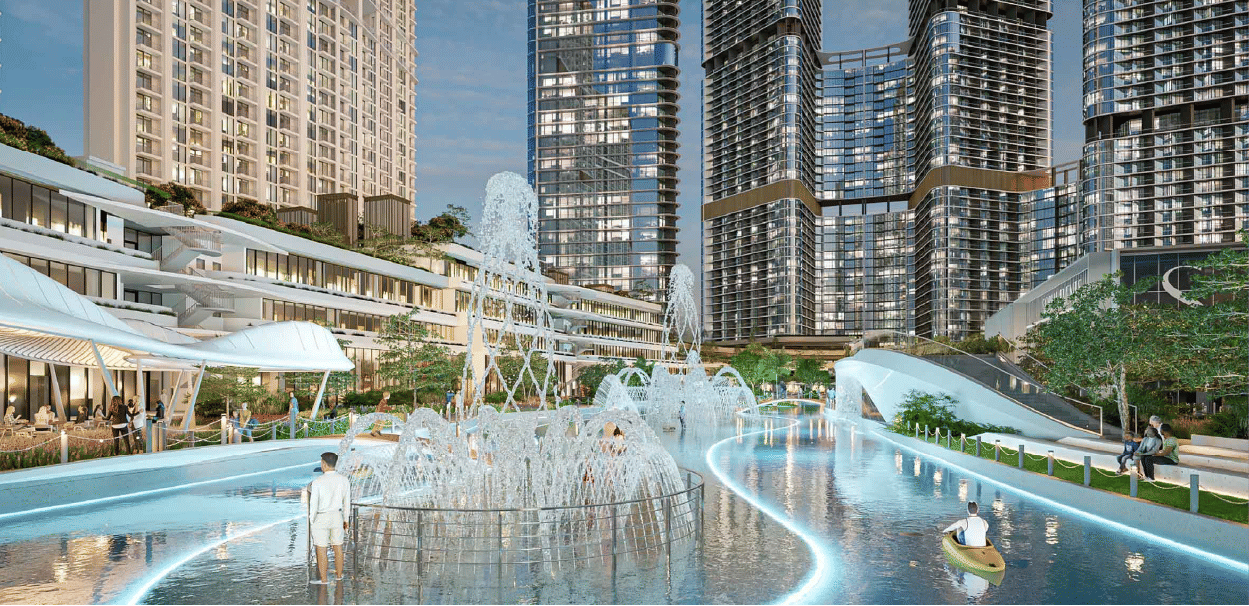 Dubai properties aerial view