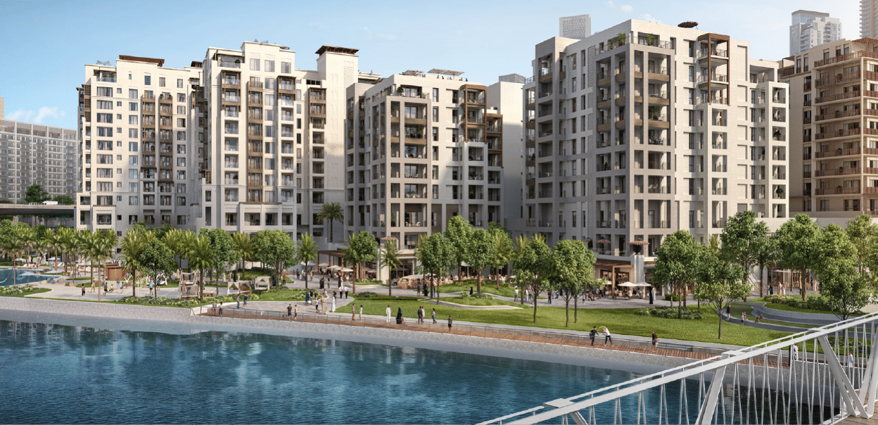 Dubai properties aerial view