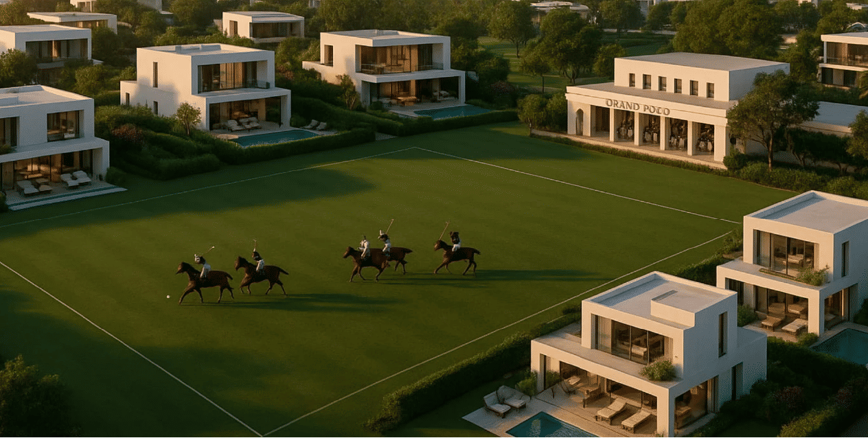 Dubai properties aerial view