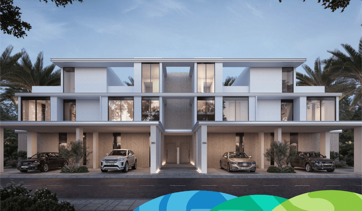 Dubai properties aerial view