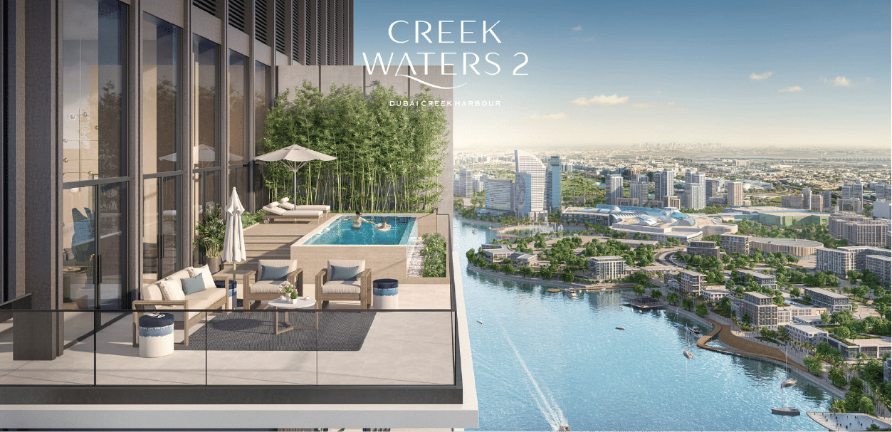 Dubai properties aerial view