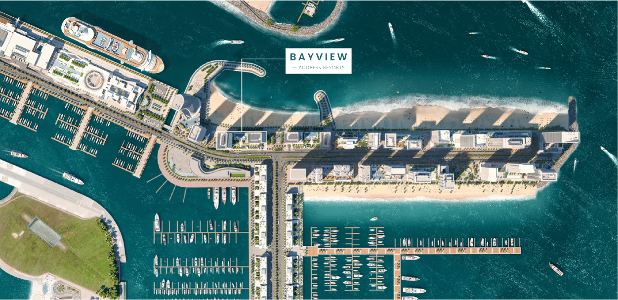 Dubai properties aerial view