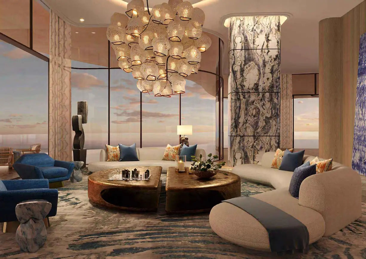 Dubai properties aerial view