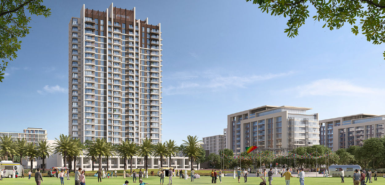 Dubai properties aerial view