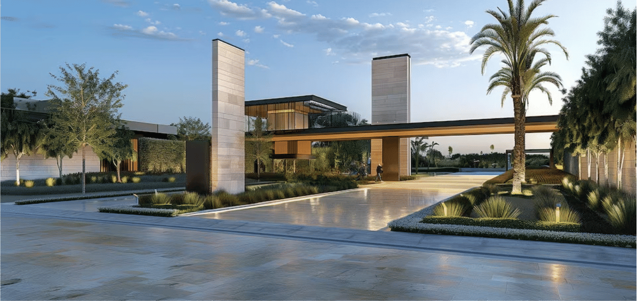 Dubai properties aerial view