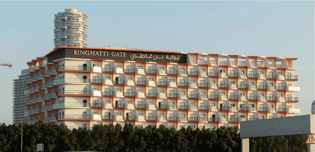 Dubai properties aerial view