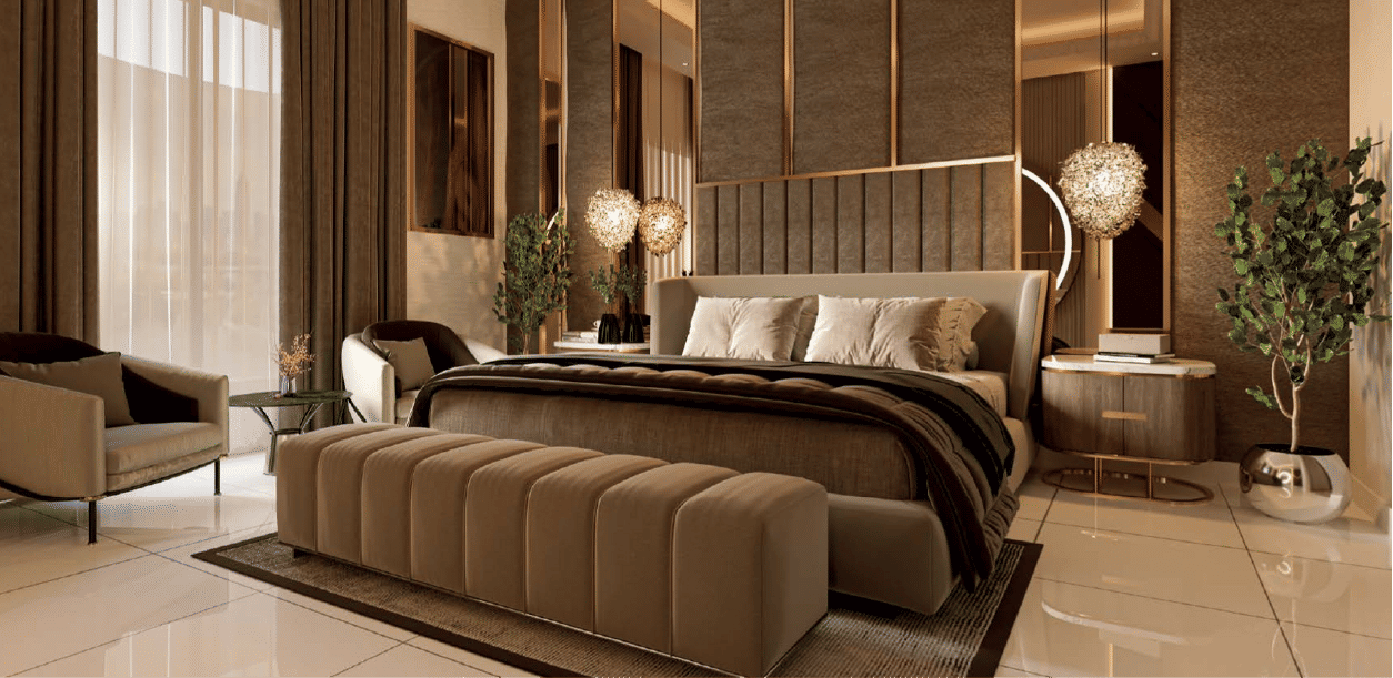 Dubai properties aerial view