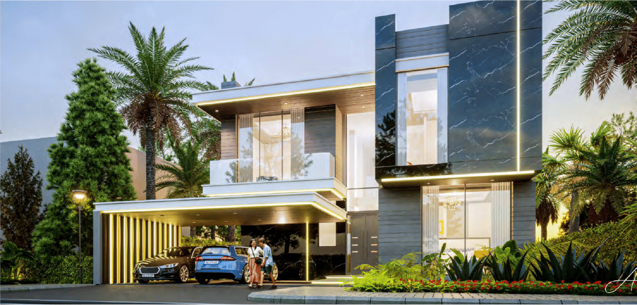 Dubai properties aerial view