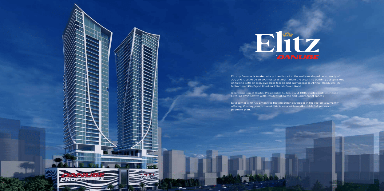 Dubai properties aerial view