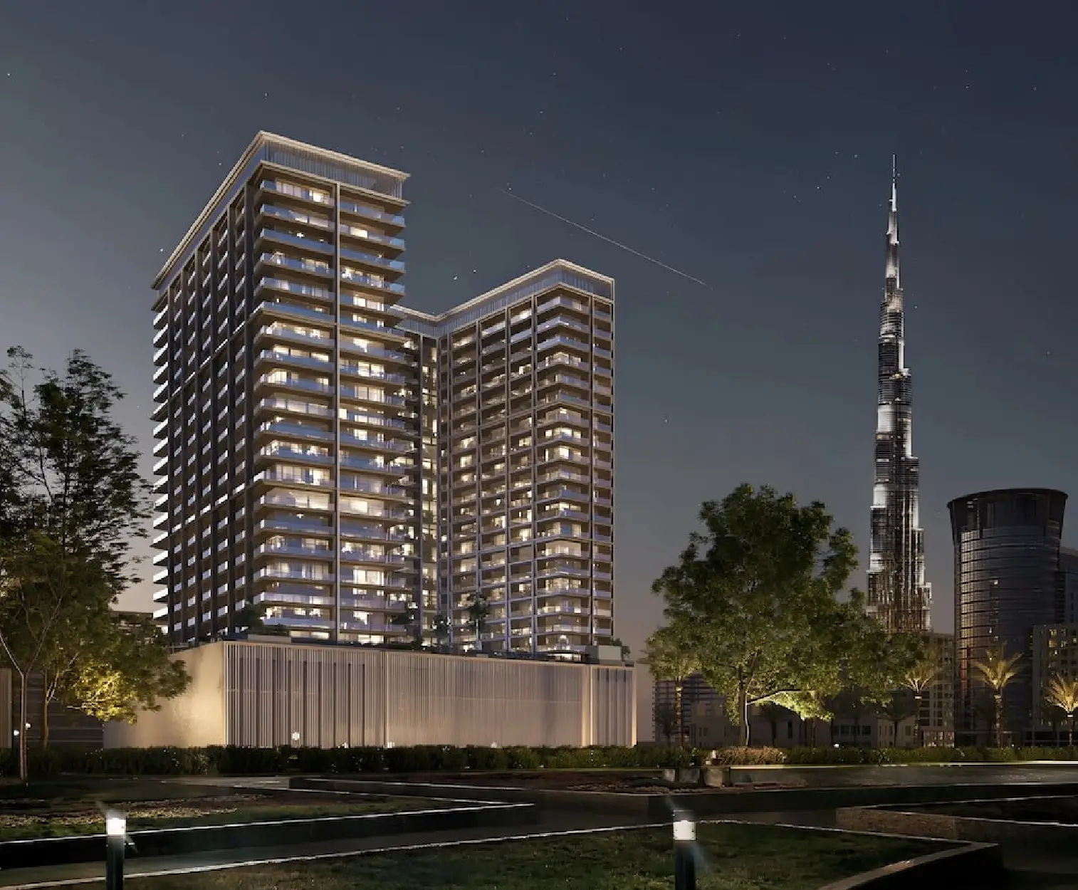 Dubai properties aerial view