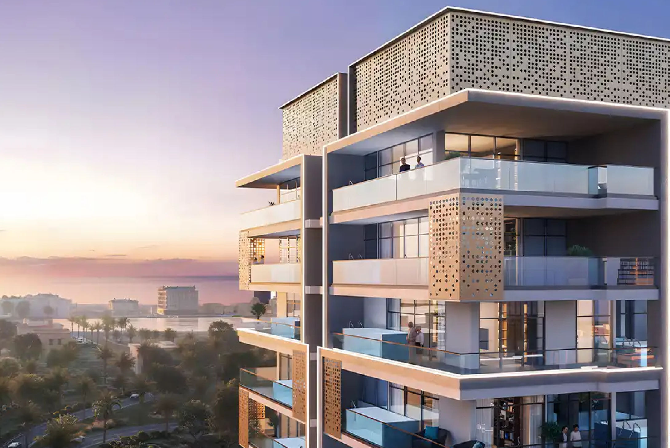 Yachtside Marina Residences with yachts docked in the marina and modern buildings in background