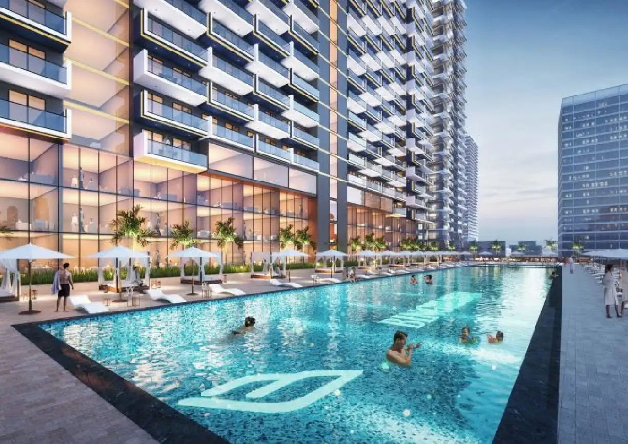 Yachtside Marina Residences with yachts docked in the marina and modern buildings in background