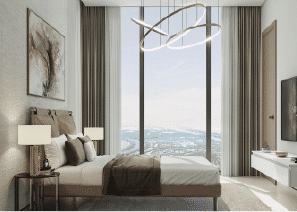 Yachtside Marina Residences with yachts docked in the marina and modern buildings in background