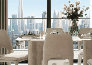 Yachtside Marina Residences with yachts docked in the marina and modern buildings in background