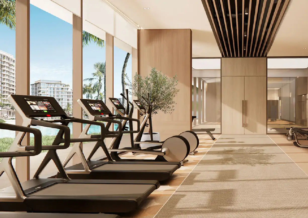 Yachtside Marina Residences with yachts docked in the marina and modern buildings in background