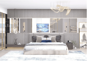 Yachtside Marina Residences with yachts docked in the marina and modern buildings in background