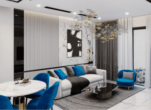 Yachtside Marina Residences with yachts docked in the marina and modern buildings in background