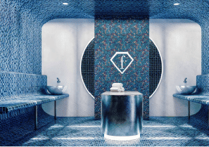 Yachtside Marina Residences with yachts docked in the marina and modern buildings in background