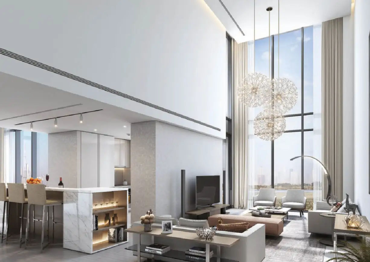 Yachtside Marina Residences with yachts docked in the marina and modern buildings in background