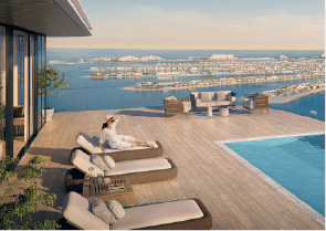 Yachtside Marina Residences with yachts docked in the marina and modern buildings in background