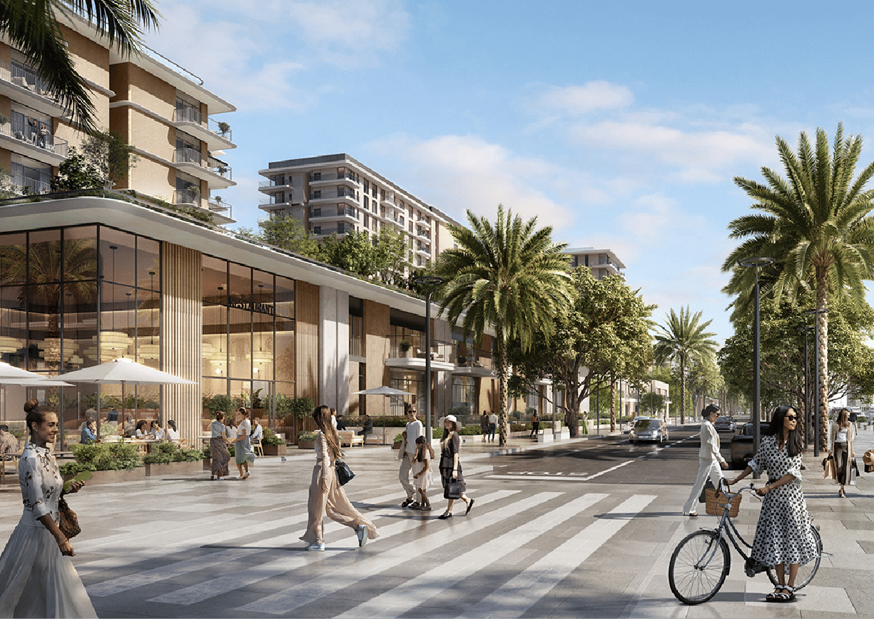 Interior view of a living and dining area in Yachtside Marina Residences with large windows and ocean view