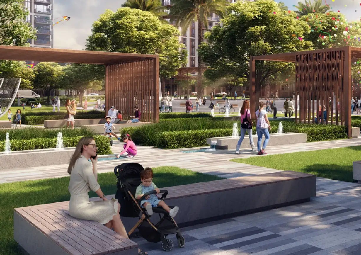 Interior view of a living and dining area in Yachtside Marina Residences with large windows and ocean view