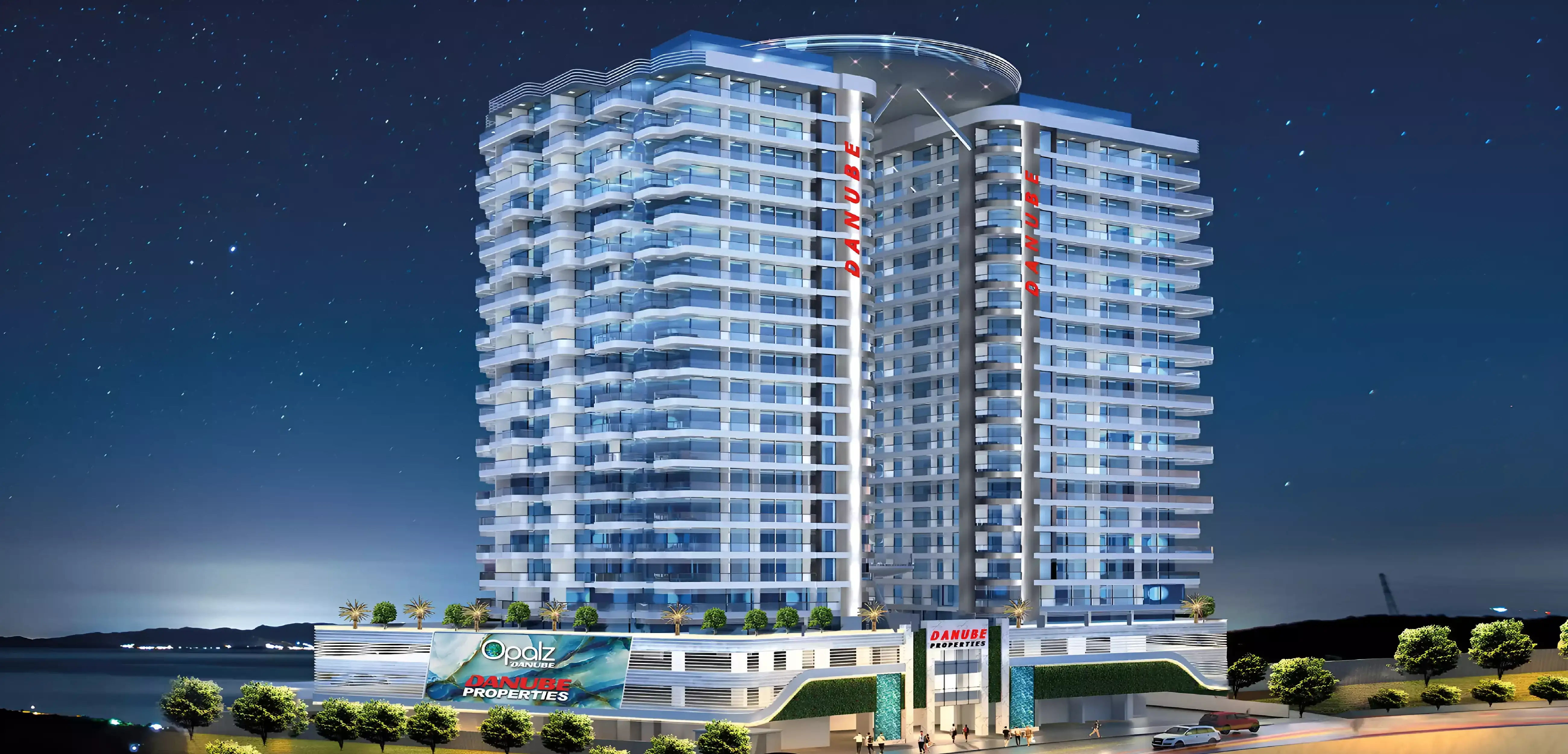 Interior view of a living and dining area in Yachtside Marina Residences with large windows and ocean view