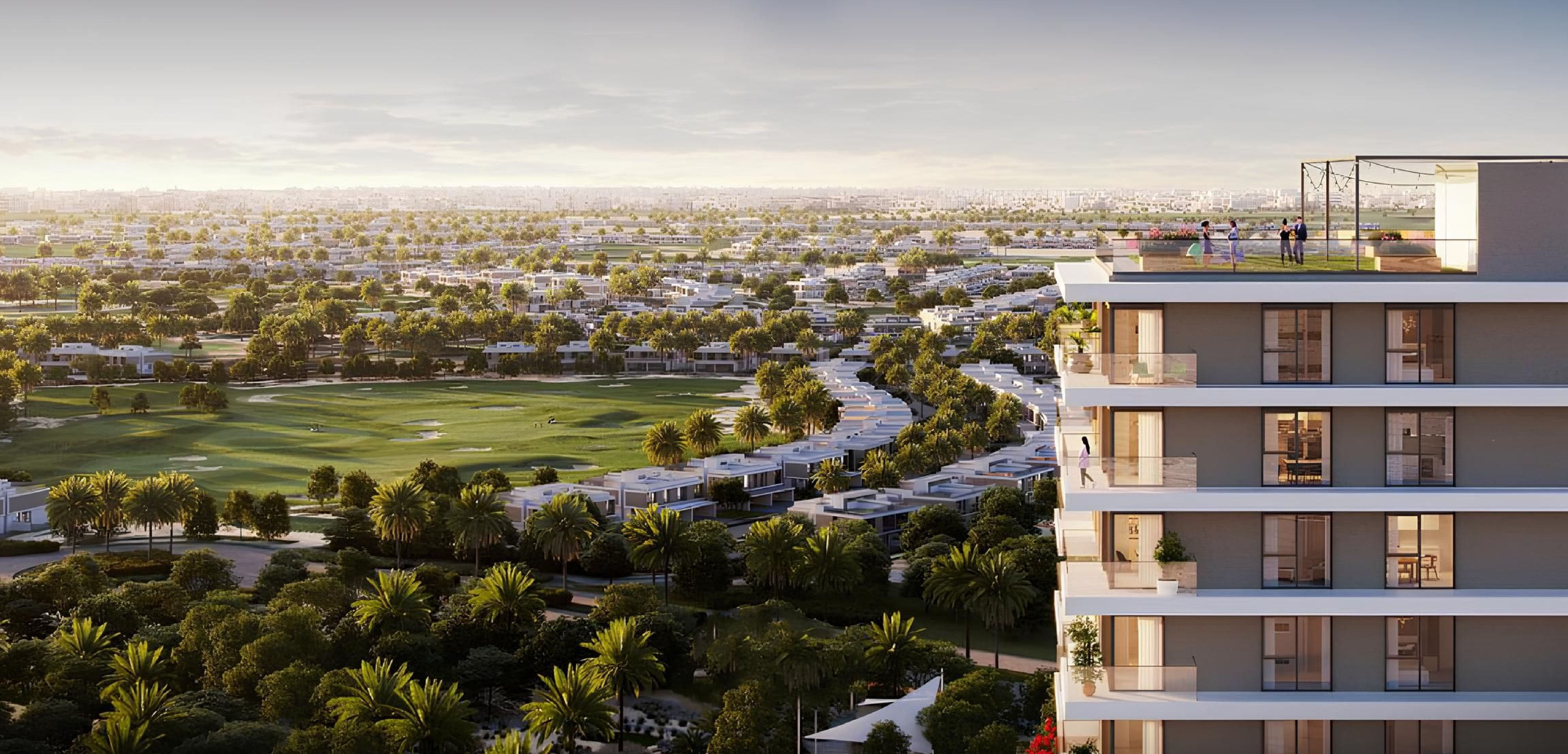 Interior view of a living and dining area in Yachtside Marina Residences with large windows and ocean view