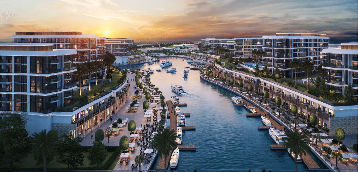 Dubai properties aerial view