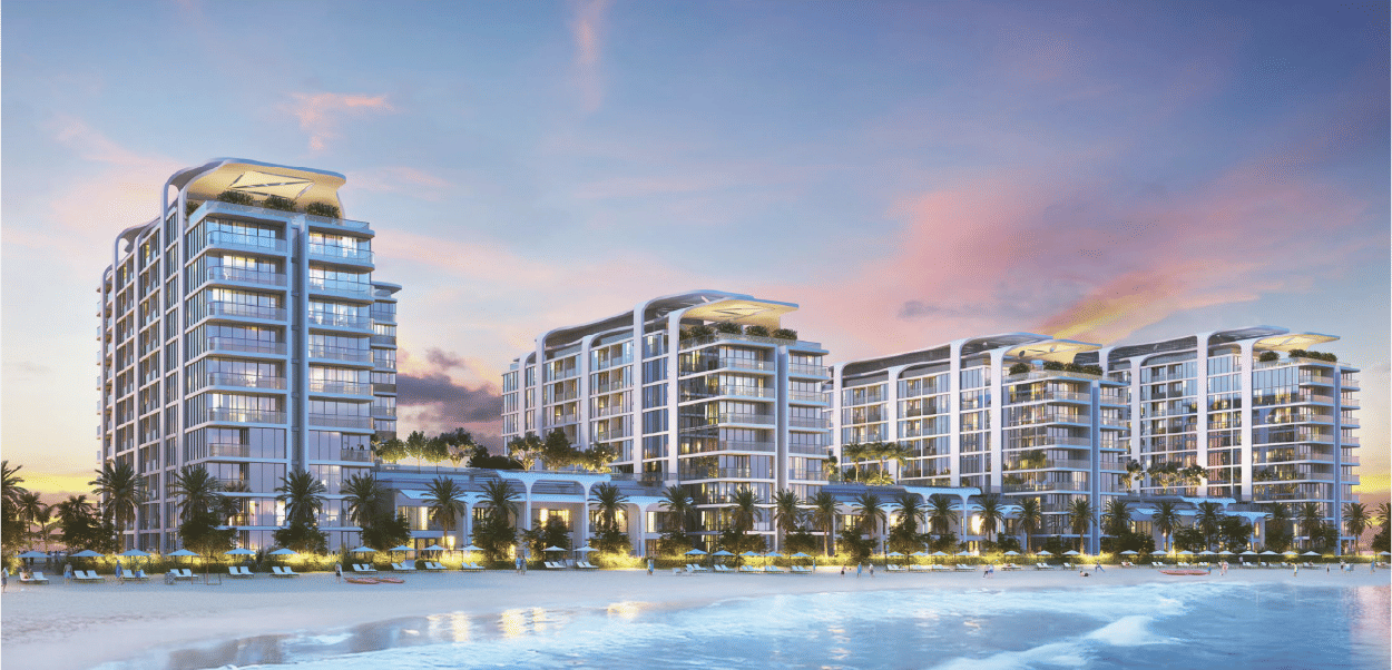 Dubai properties aerial view