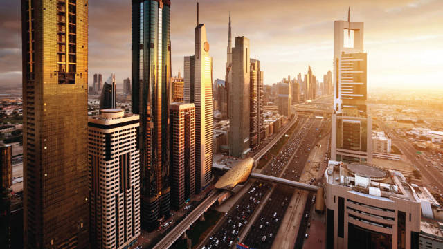 Dubai Marina Skyline