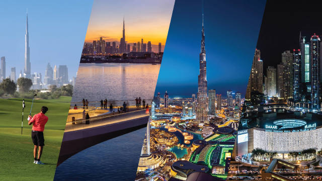 Dubai Marina Skyline