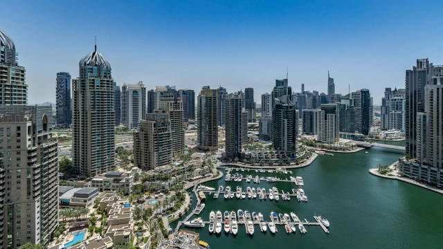 Dubai Marina Skyline