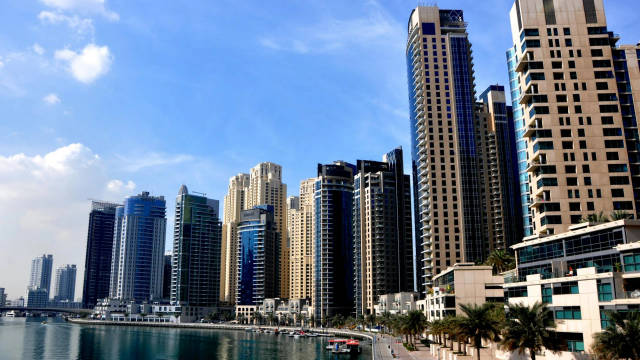 Dubai Marina Skyline