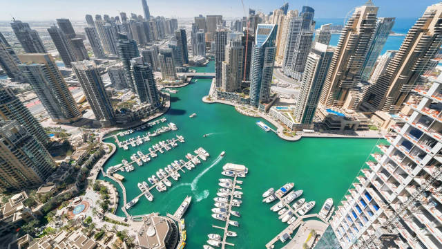 Dubai Marina Skyline