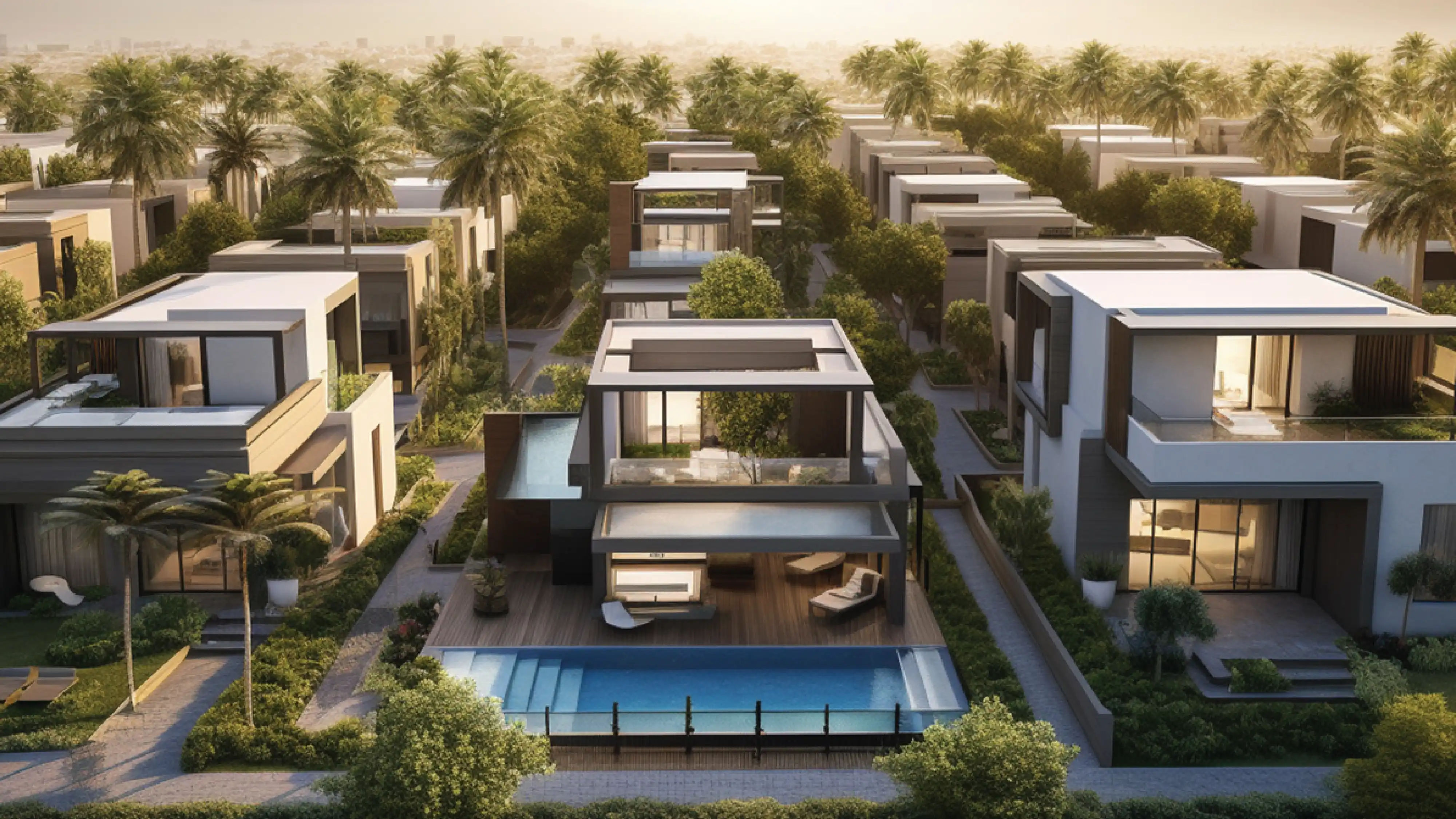 Dubai Marina Skyline