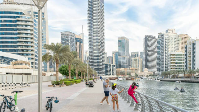 Dubai Marina Skyline