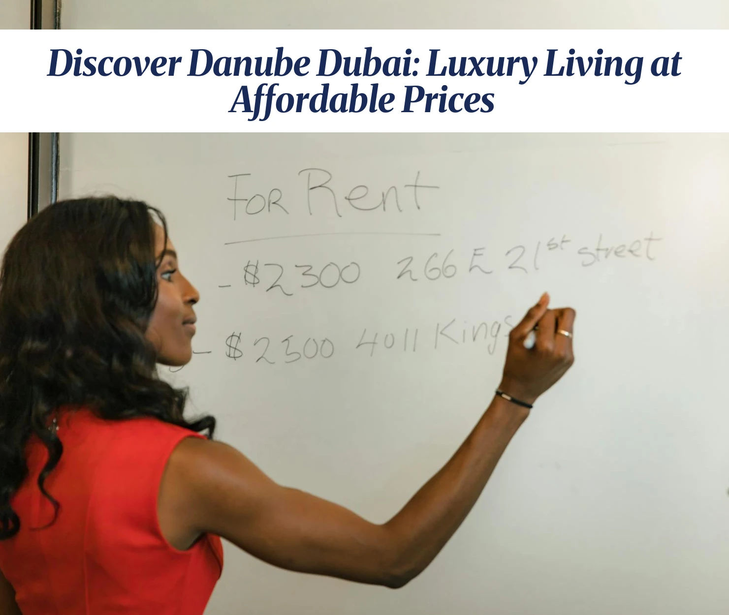 Skyline view of Danube Dubai showcasing modern luxury housing.