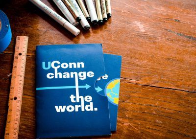 UConn Change the World Campaign Cover design by Rovetti
