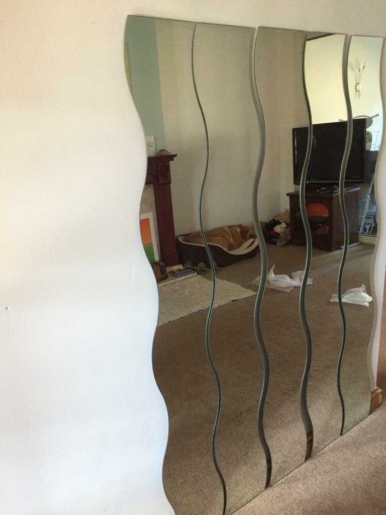 20 Collection of Full Length Wavy Wall Mirrors