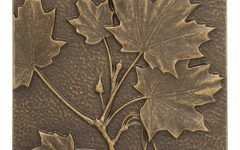 Aluminum Maple Leaf Wall Decor