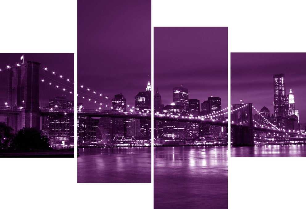 Featured Photo of Purple Wall Art Canvas