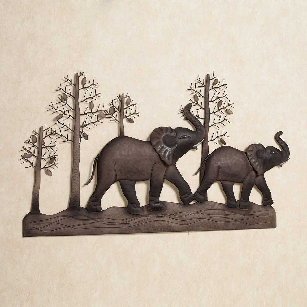 Elephant Metal Wall Art Throughout Most Up To Date Elephant Metal Wall Art (Gallery 1 of 20)