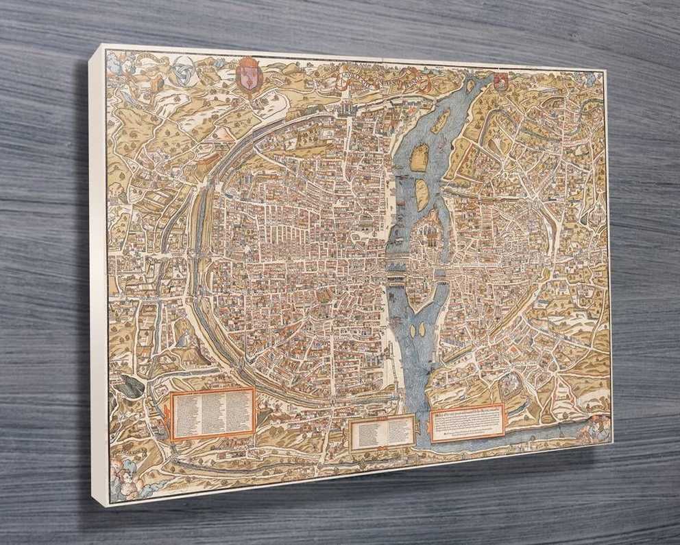 Featured Photo of Paris Map Wall Art