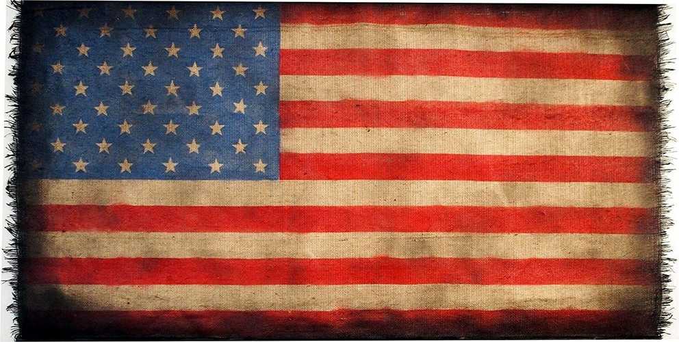 Featured Photo of American Flag Fabric Wall Art